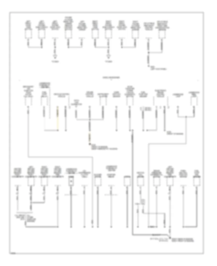 Ground Distribution Wiring Diagram 2 of 3 for Chevrolet Chevy Express G1996 1500
