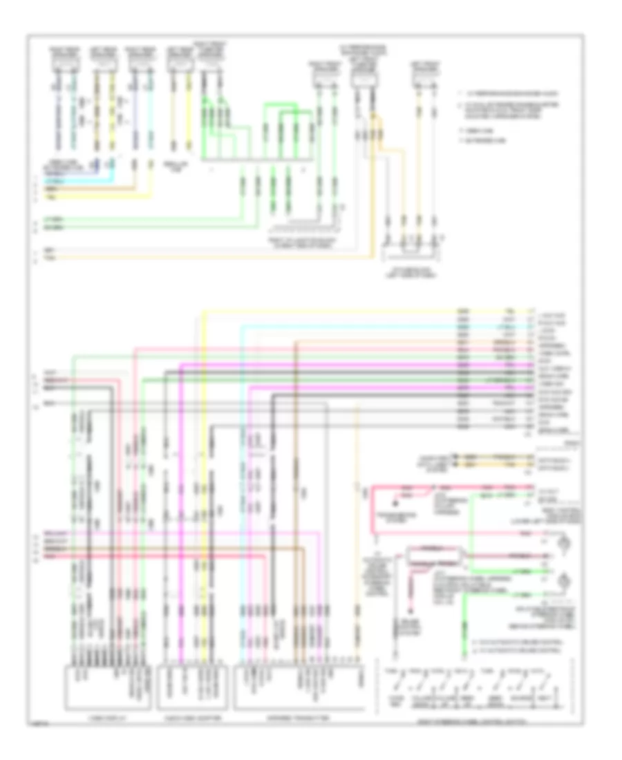 Radio Wiring Diagram, with Y91, without UYS  UQA (3 of 3) for Chevrolet Silverado 2500 HD LT 2013
