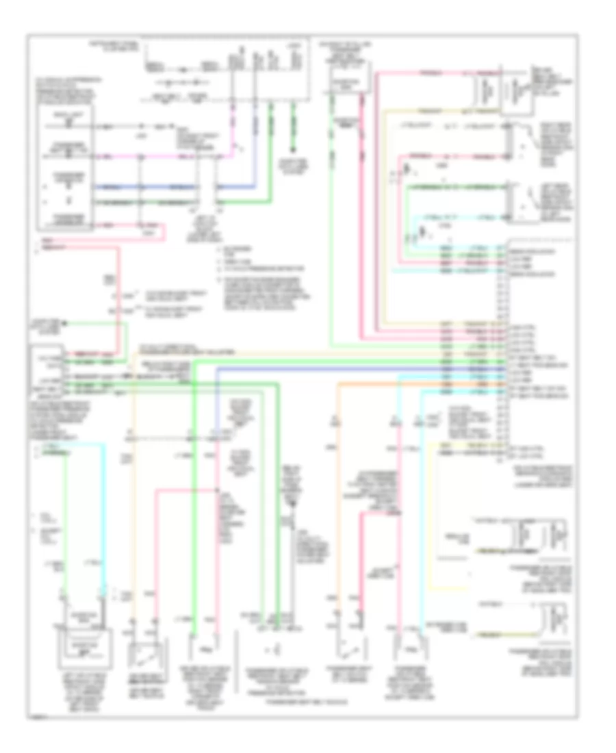 Supplemental Restraints Wiring Diagram (2 of 2) for Chevrolet Silverado 2500 HD LT 2013