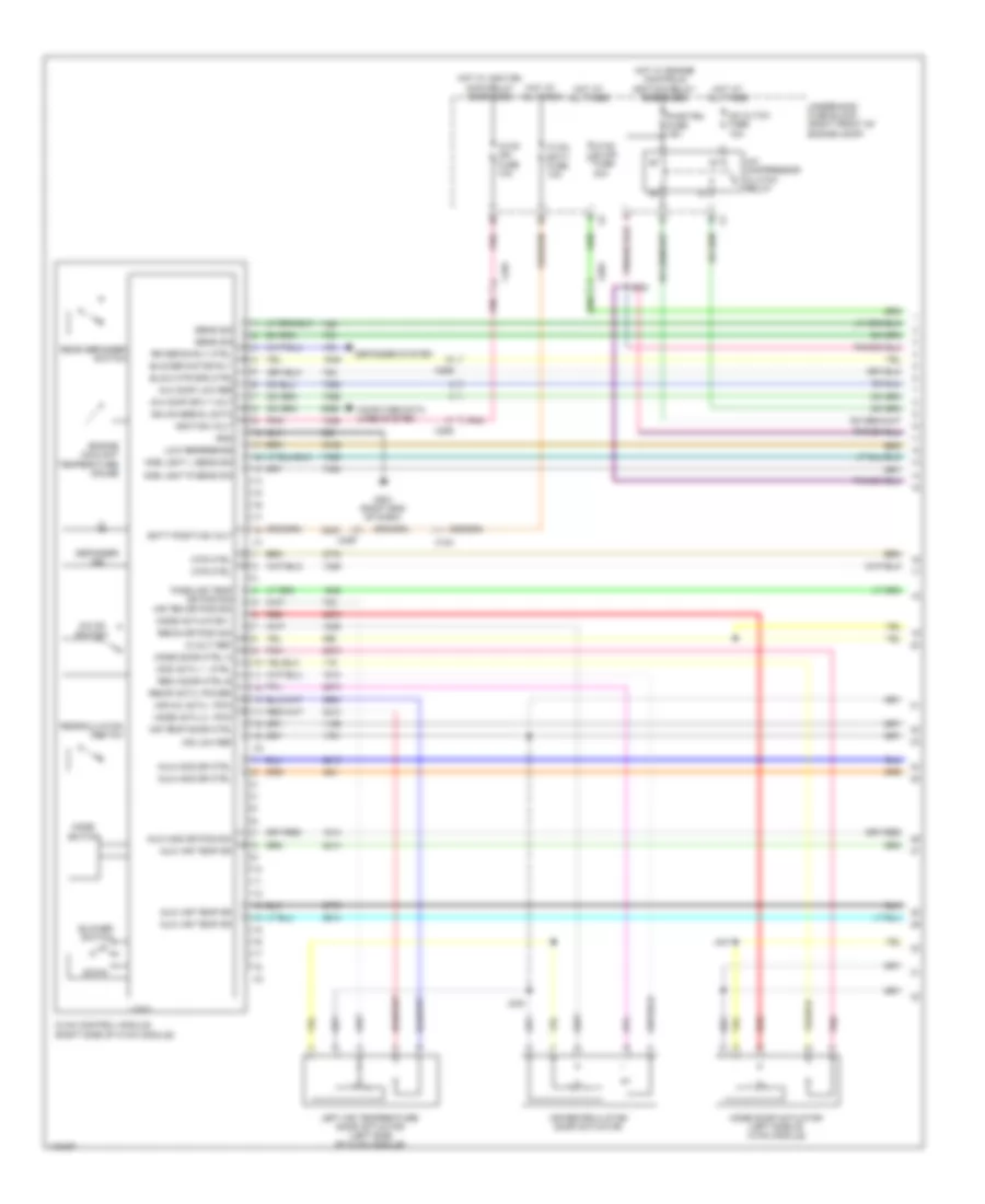 Automatic A C Wiring Diagram 1 of 3 for Chevrolet Caprice PPV 2011