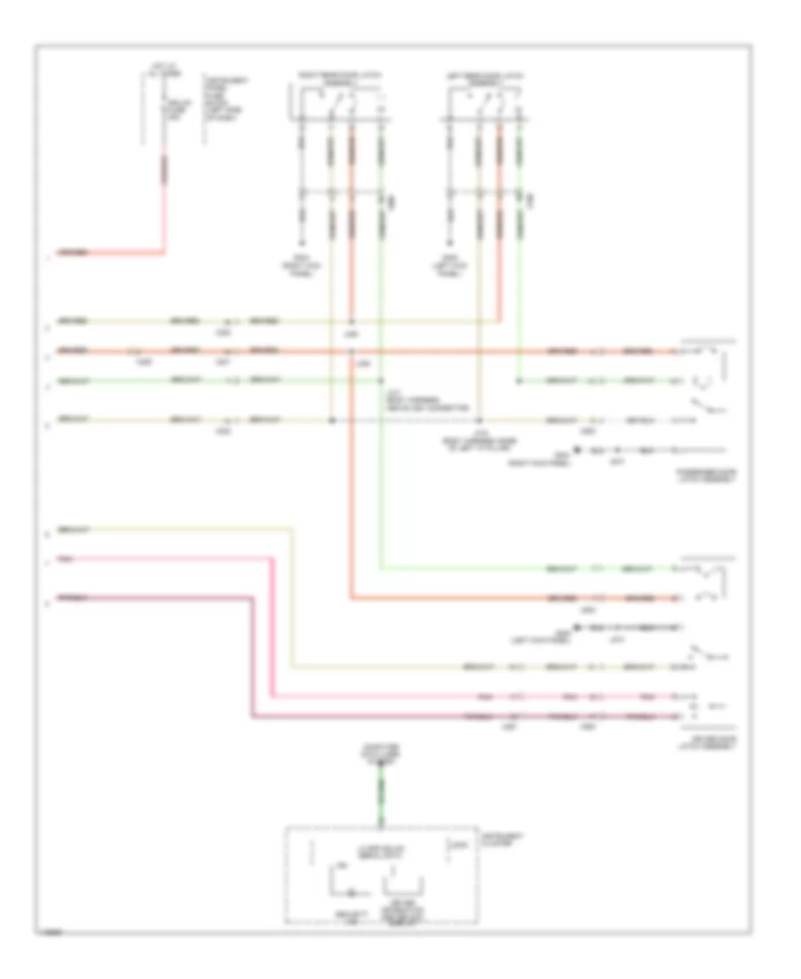 Forced Entry Wiring Diagram (2 of 2) for Chevrolet Caprice PPV 2011