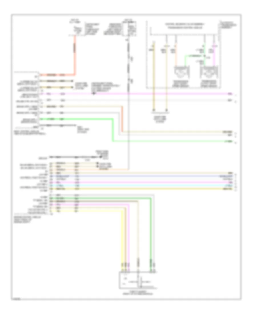 Cruise Control Wiring Diagram 1 of 2 for Chevrolet Caprice PPV 2011