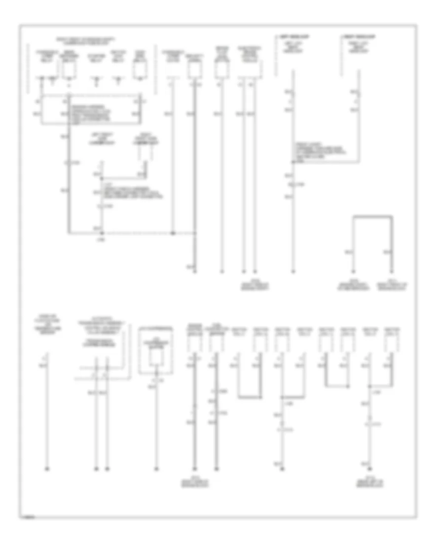 Ground Distribution Wiring Diagram 1 of 4 for Chevrolet Caprice PPV 2011