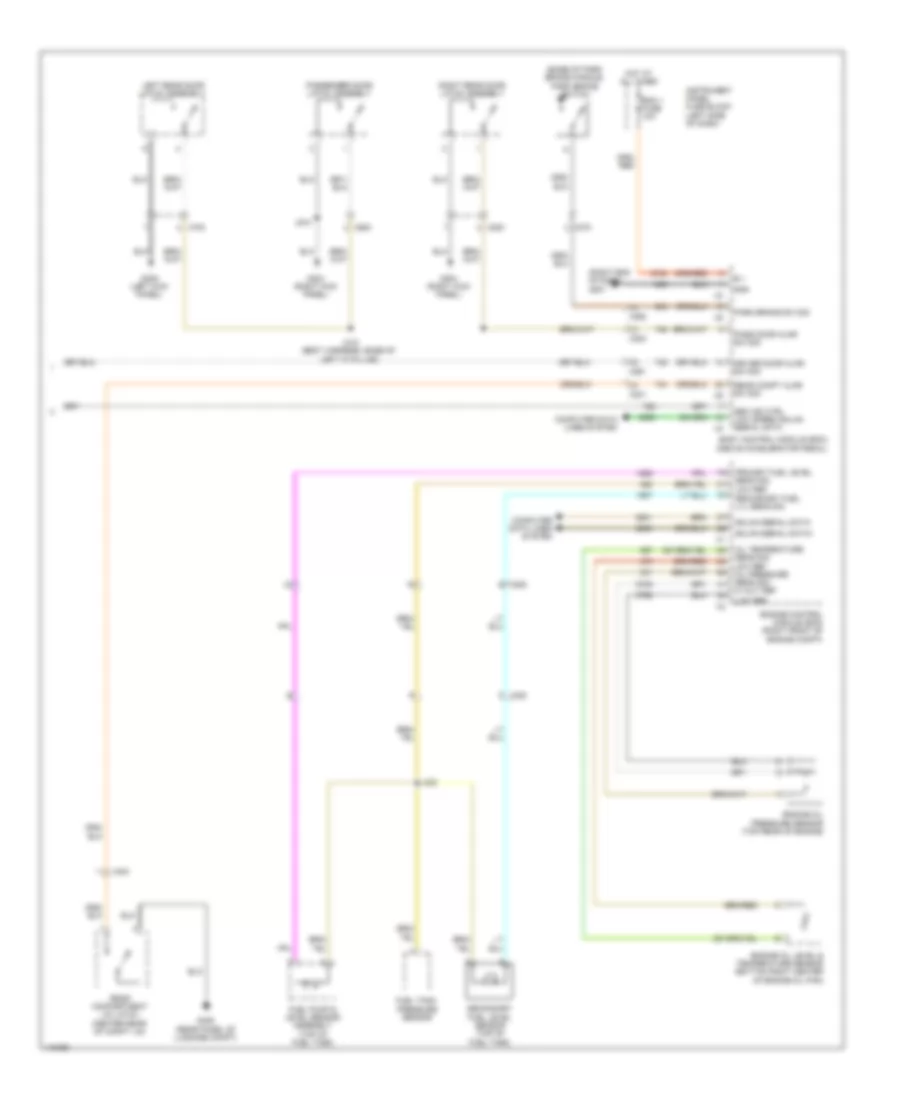 Instrument Cluster Wiring Diagram 2 of 2 for Chevrolet Caprice PPV 2011