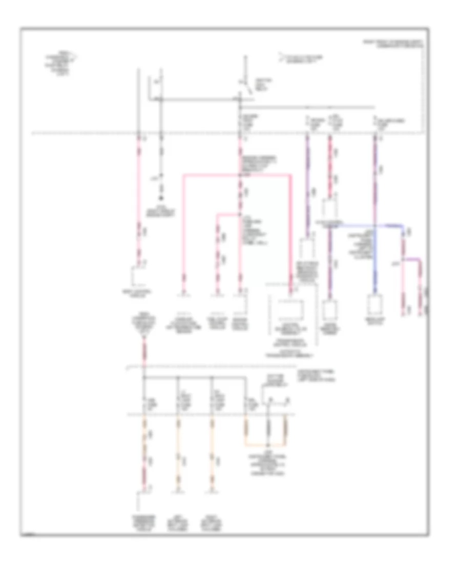 Power Distribution Wiring Diagram 3 of 7 for Chevrolet Caprice PPV 2011