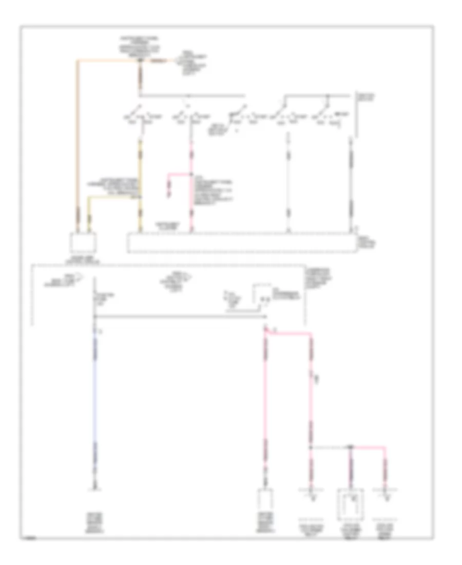 Power Distribution Wiring Diagram (4 of 7) for Chevrolet Caprice PPV 2011