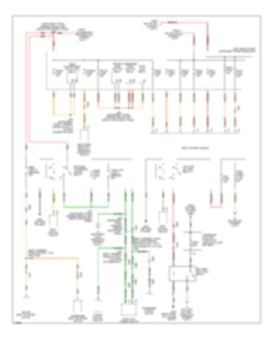 Power Distribution Wiring Diagram 5 of 7 for Chevrolet Caprice PPV 2011