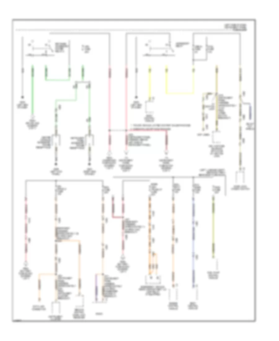 Power Distribution Wiring Diagram 6 of 7 for Chevrolet Caprice PPV 2011
