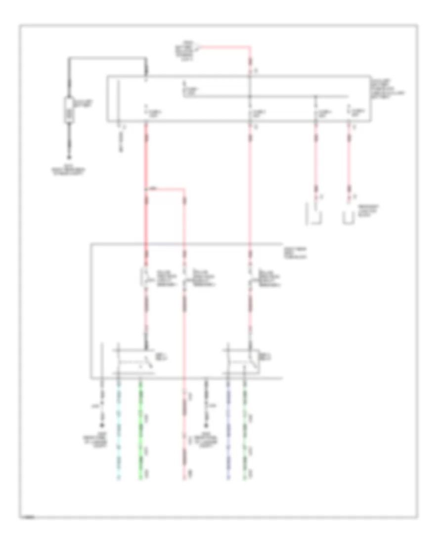 Power Distribution Wiring Diagram (7 of 7) for Chevrolet Caprice PPV 2011