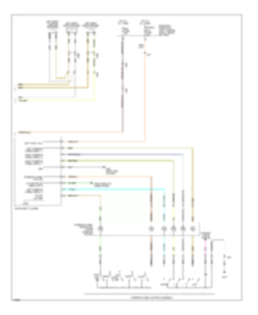 Radio Wiring Diagram 2 of 2 for Chevrolet Caprice PPV 2011
