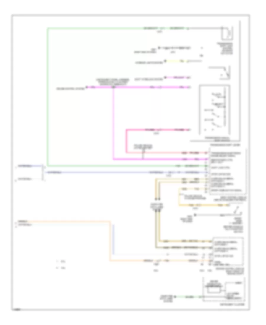 Transmission Wiring Diagram 2 of 2 for Chevrolet Caprice PPV 2011
