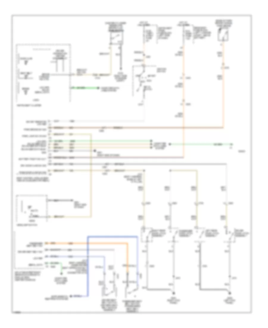 Warning Systems Wiring Diagram for Chevrolet Caprice PPV 2011
