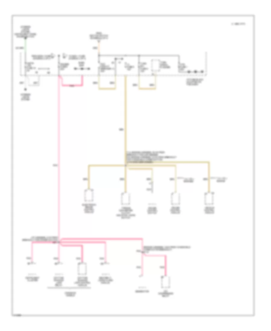 Power Distribution Wiring Diagram, Motor Home Chassis (4 of 4) for Chevrolet Forward Control P12 1999