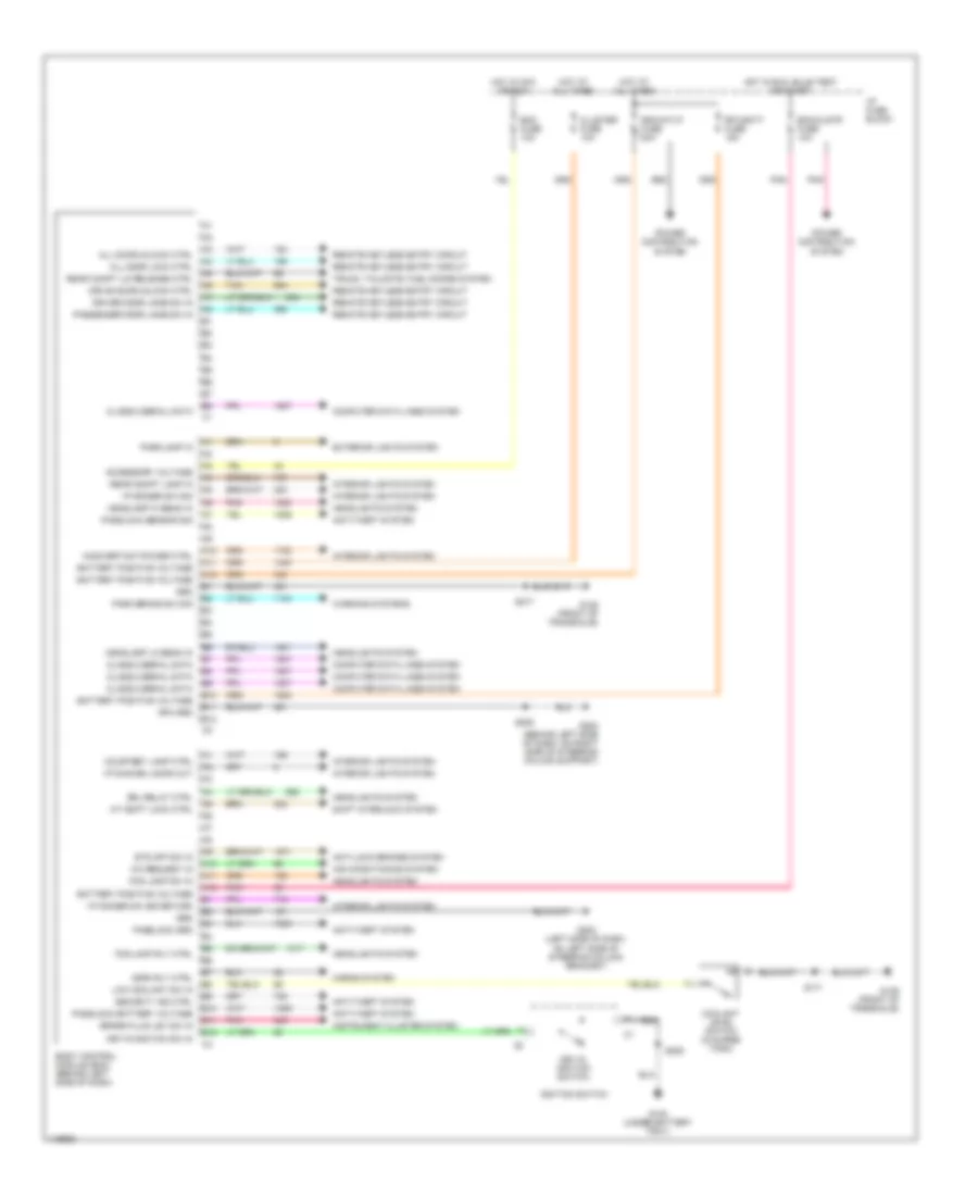 Body Computer Wiring Diagrams for Chevrolet Cavalier Z24 2001