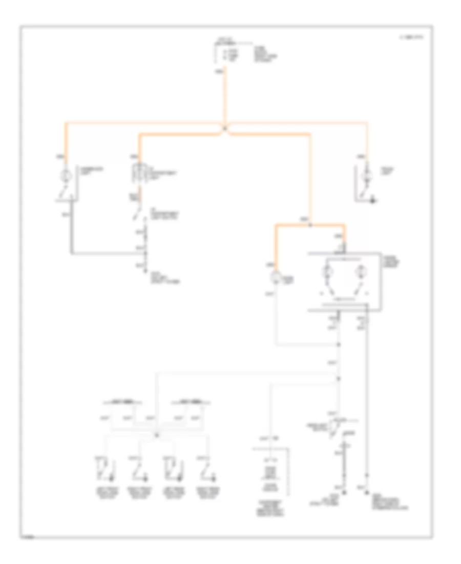 Courtesy Lamps Wiring Diagram for Chevrolet Lumina 1993