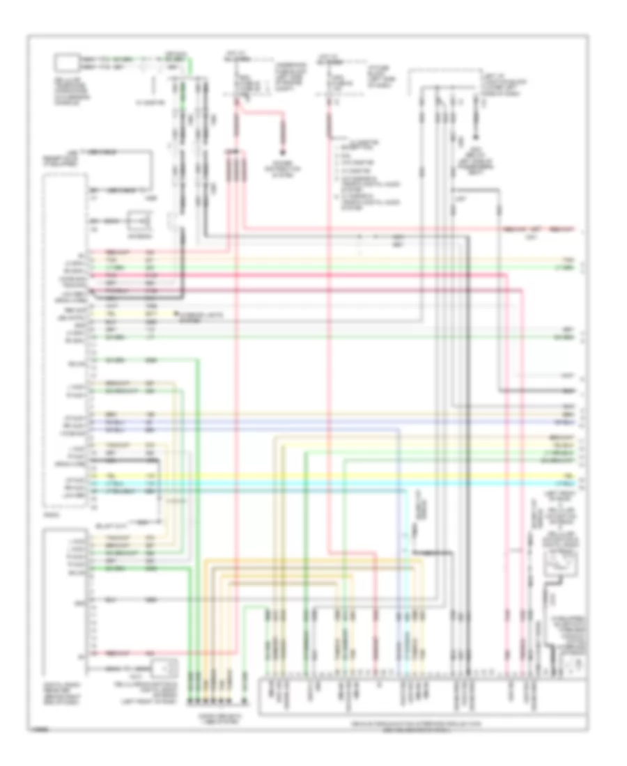 Navigation Wiring Diagram with Y91 without UYS  UQA 1 of 3 for Chevrolet Silverado HD LTZ 2013 2500