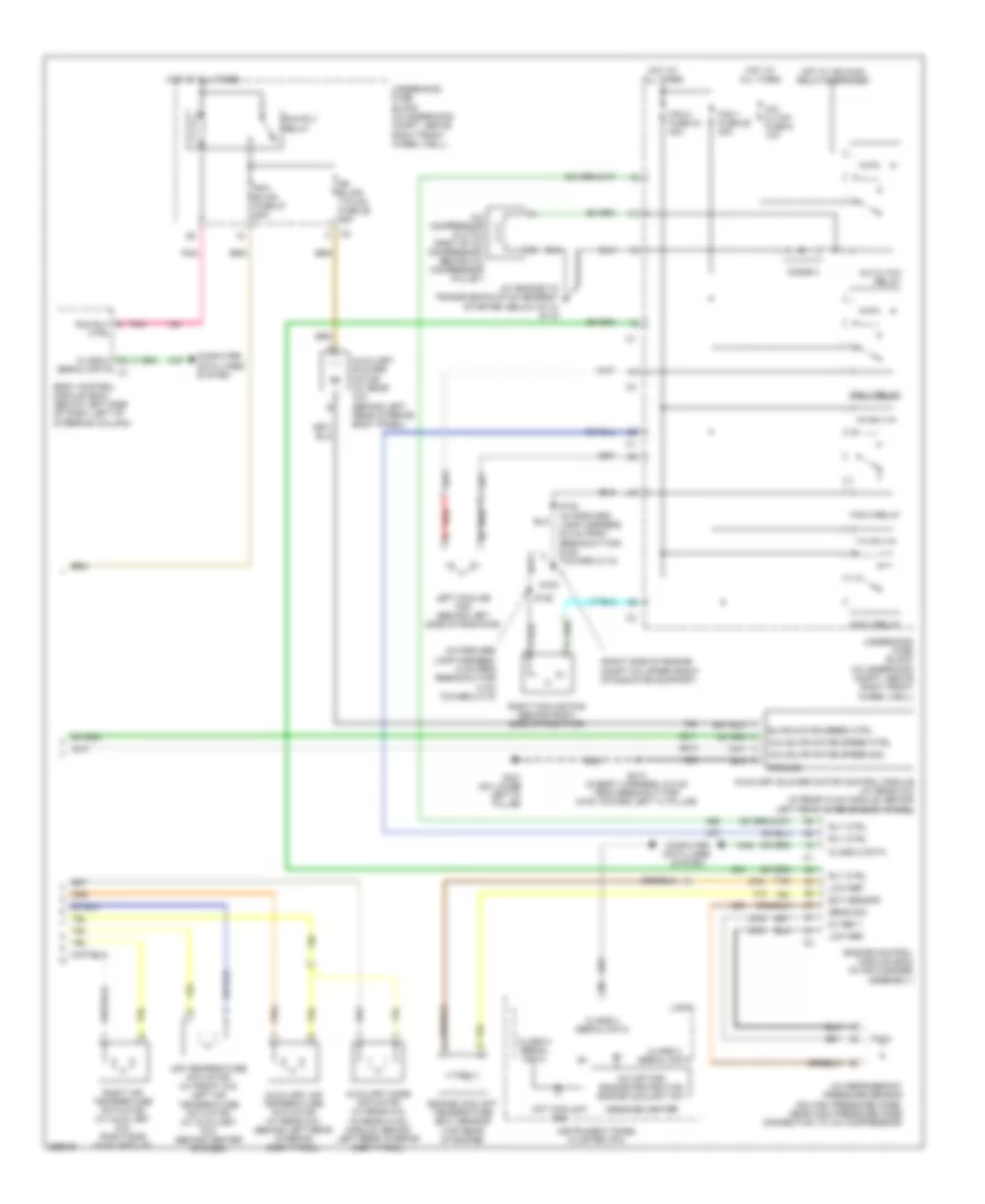 Manual A C Wiring Diagram 2 of 2 for Chevrolet Uplander 2007