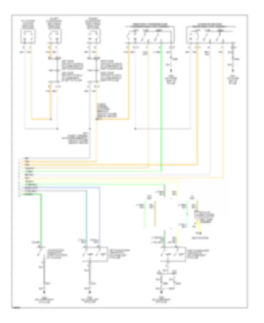Forced Entry Wiring Diagram 2 of 2 for Chevrolet Uplander 2007