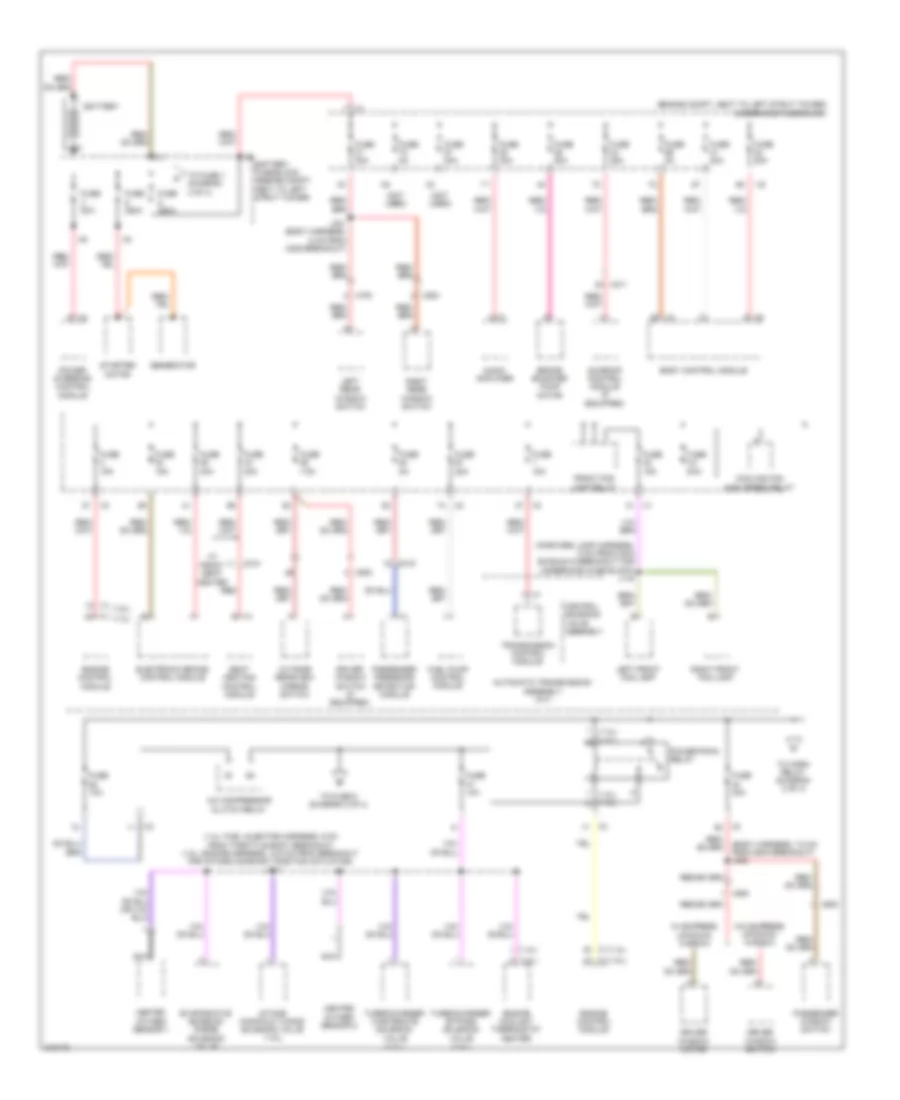 Power Distribution Wiring Diagram 1 of 4 for Chevrolet Cruze Eco 2012