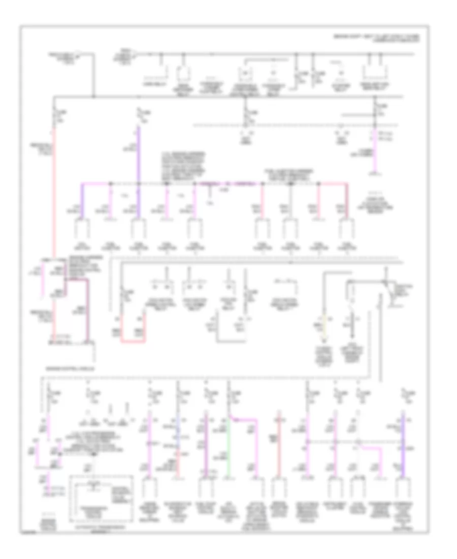 Power Distribution Wiring Diagram 2 of 4 for Chevrolet Cruze Eco 2012