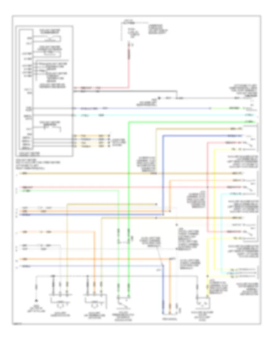 Manual AC Wiring Diagram, Passenger Van (2 of 3) for Chevrolet Chevy Express G1500 2011