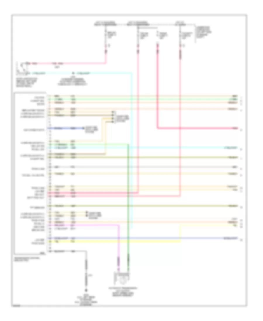 Transmission Wiring Diagram 1 of 2 for Chevrolet Chevy Express G2011 1500