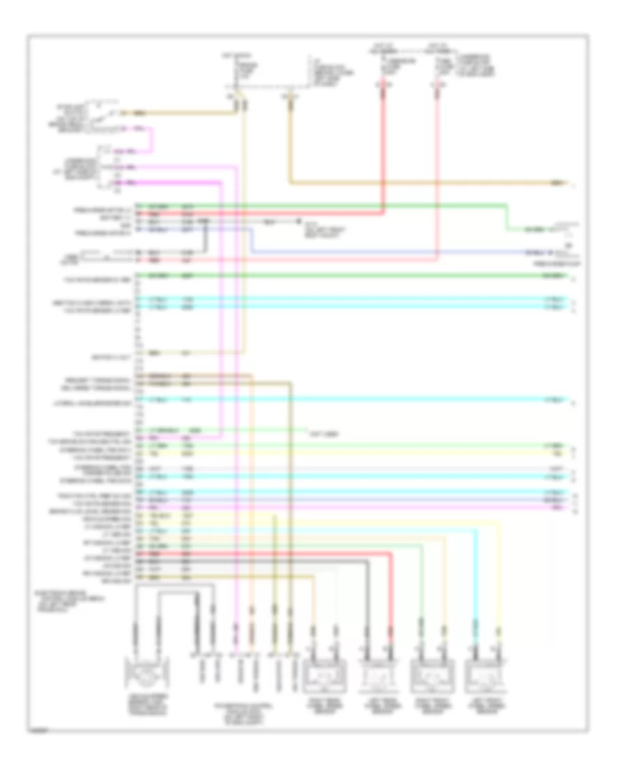 Anti lock Brakes Wiring Diagram with Vehicle Speed Enhancement Stability 1 of 2 for Chevrolet Suburban C2005 2500