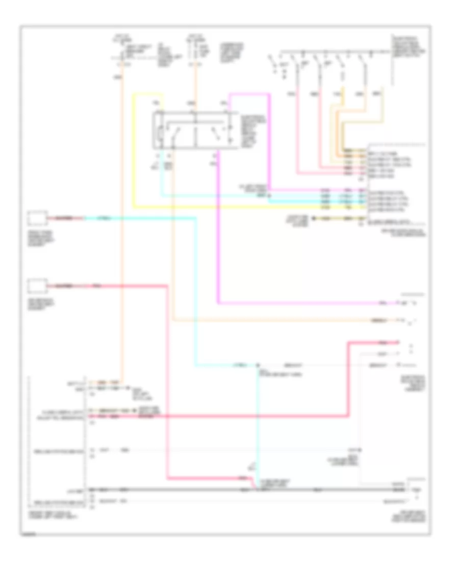 Adjustable Pedal Wiring Diagram for Chevrolet Suburban C2005 2500