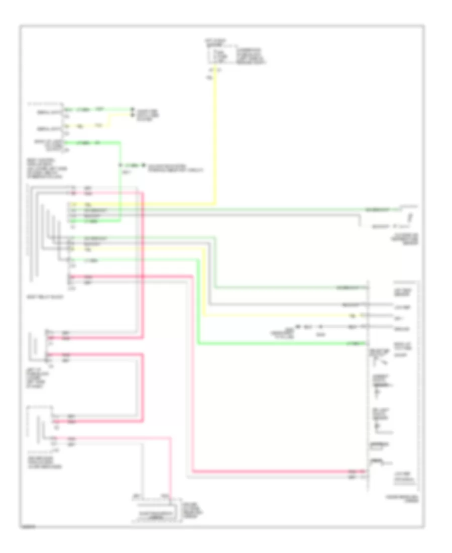 Electrochromic Mirror Wiring Diagram for Chevrolet Suburban C2005 2500