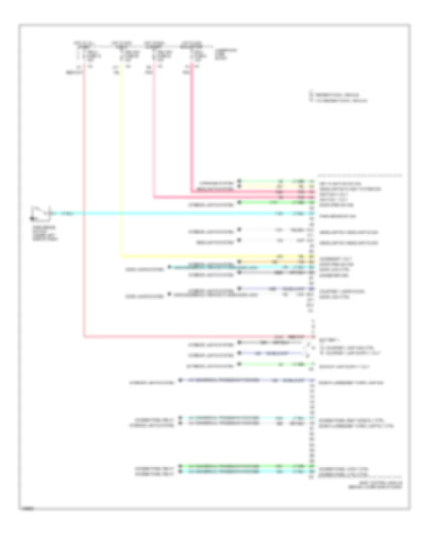 Body Control Modules Wiring Diagram (2 of 2) for Chevrolet Chevy Express G1500 2004