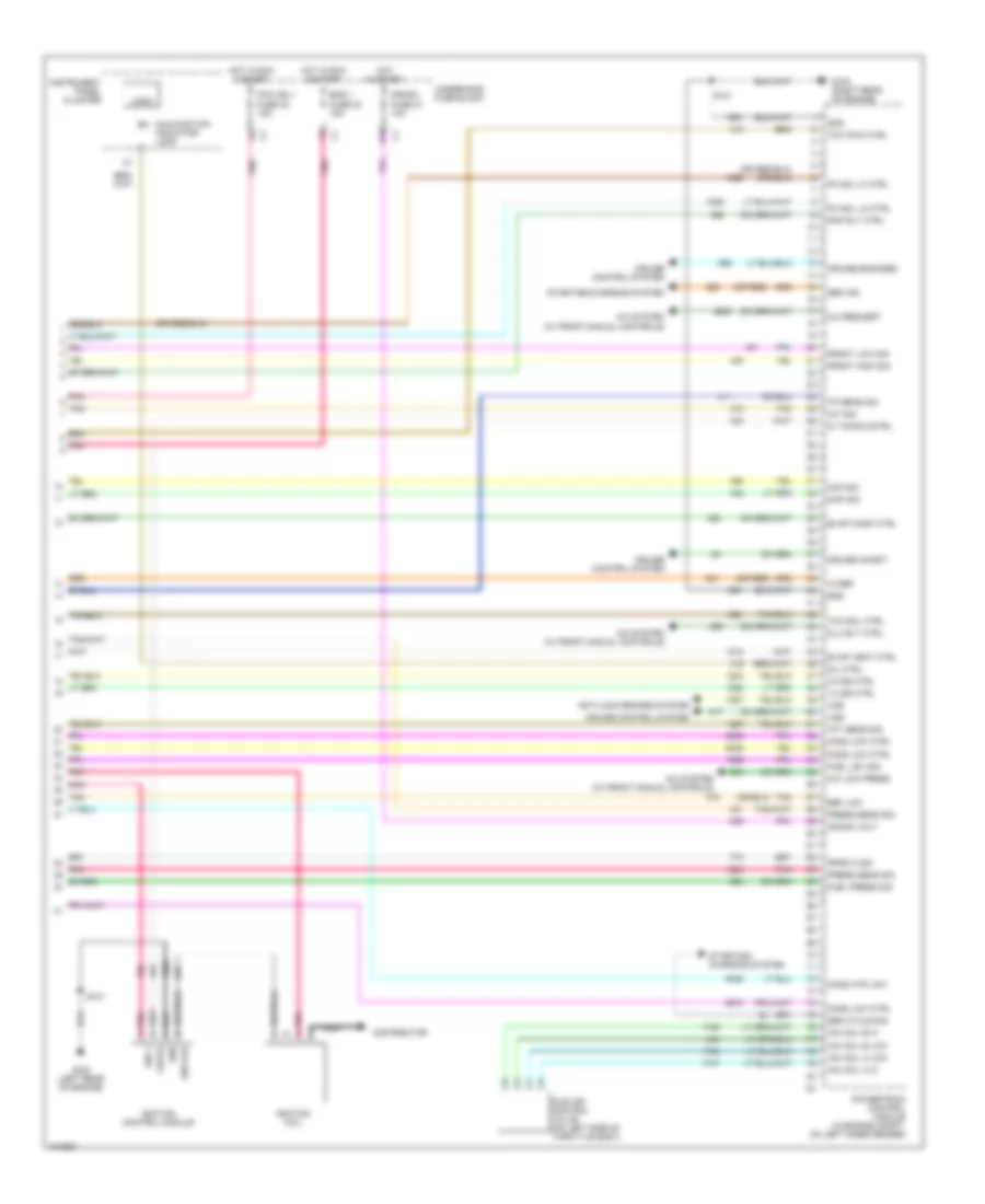 4.3L VIN X, Engine Performance Wiring Diagram (5 of 5) for Chevrolet Chevy Express G1500 2004