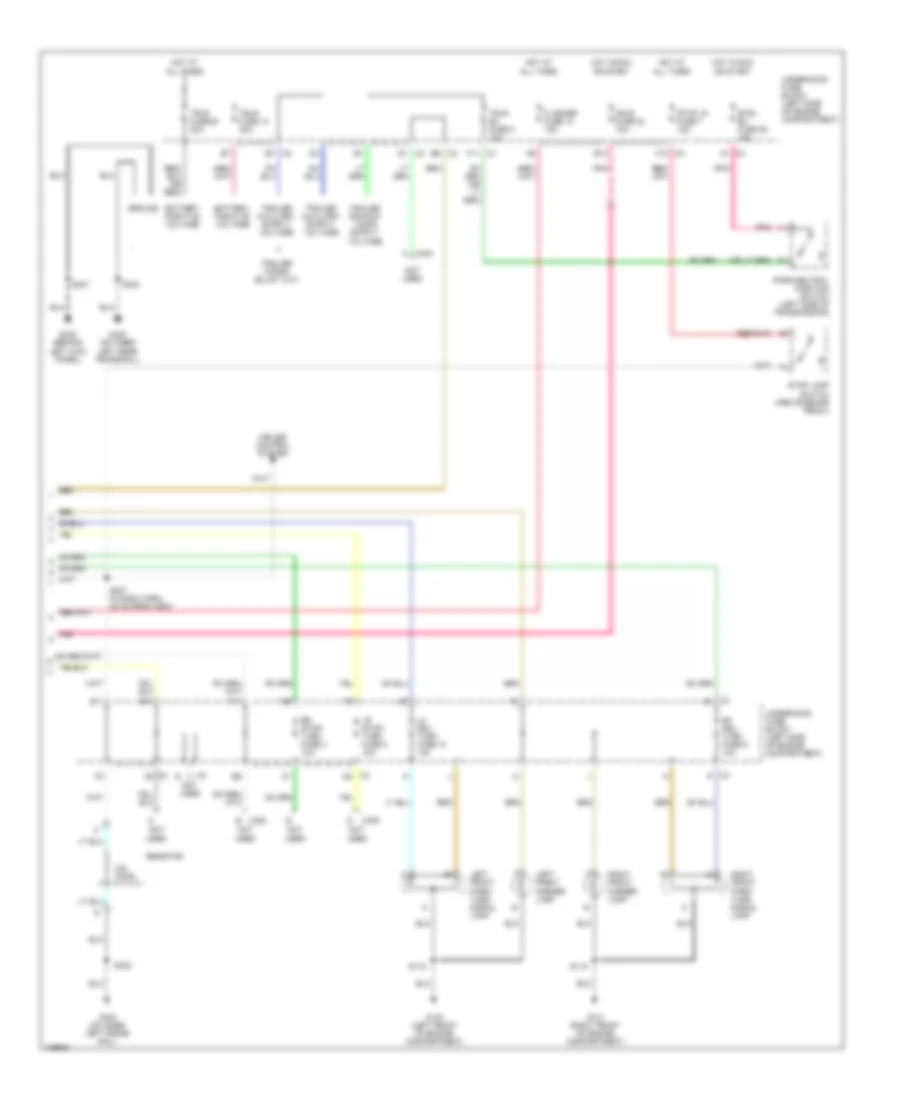 Exterior Lamps Wiring Diagram, Cutaway Chassis (2 of 2) for Chevrolet Chevy Express G1500 2004