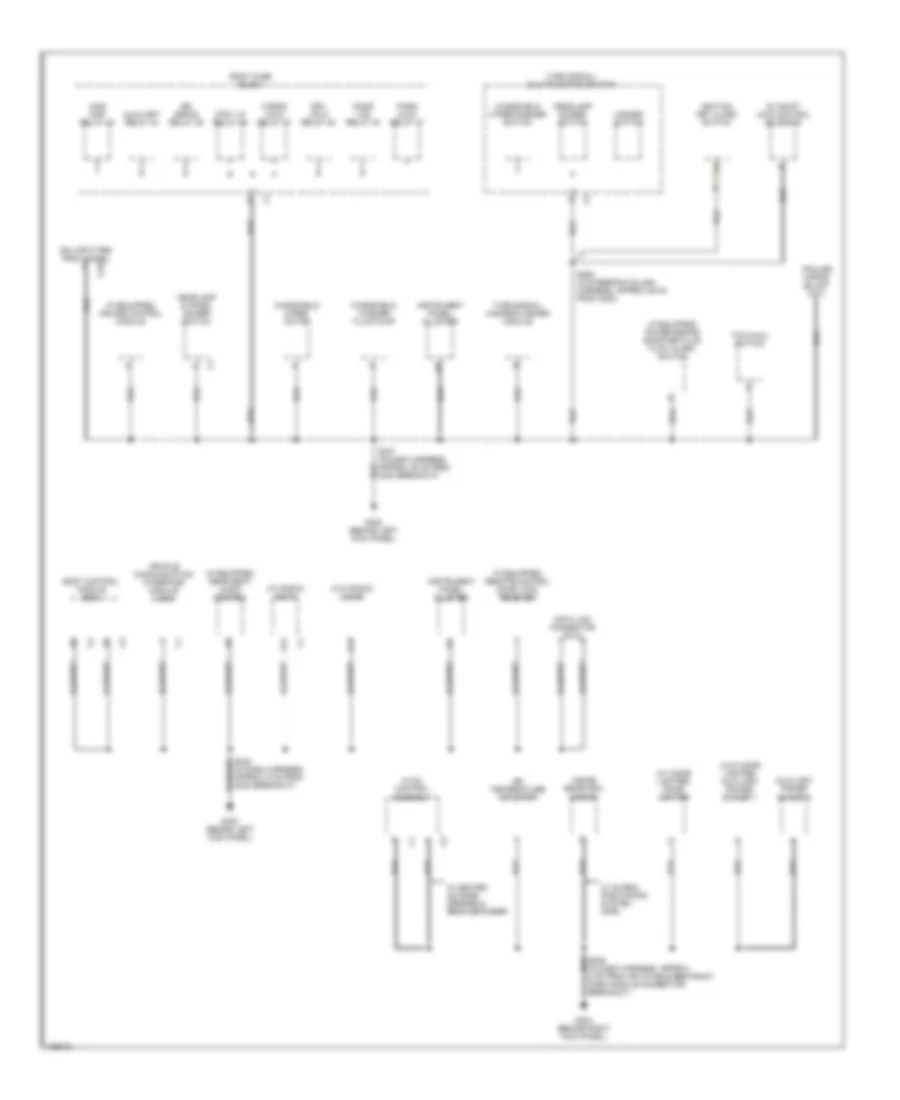 Ground Distribution Wiring Diagram 2 of 4 for Chevrolet Chevy Express G2004 1500