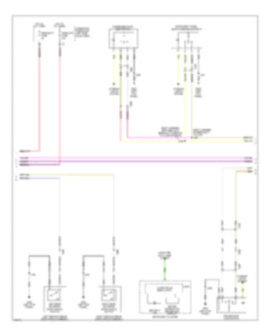 Forced Entry Wiring Diagram, with Passive Keyless Entry (2 of 4) for Chevrolet Malibu LT 2013