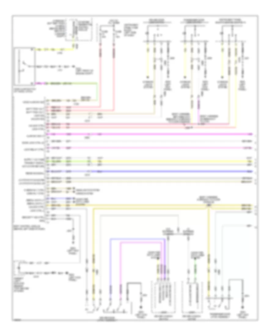 Forced Entry Wiring Diagram without Passive Keyless Entry 1 of 2 for Chevrolet Malibu LT 2013