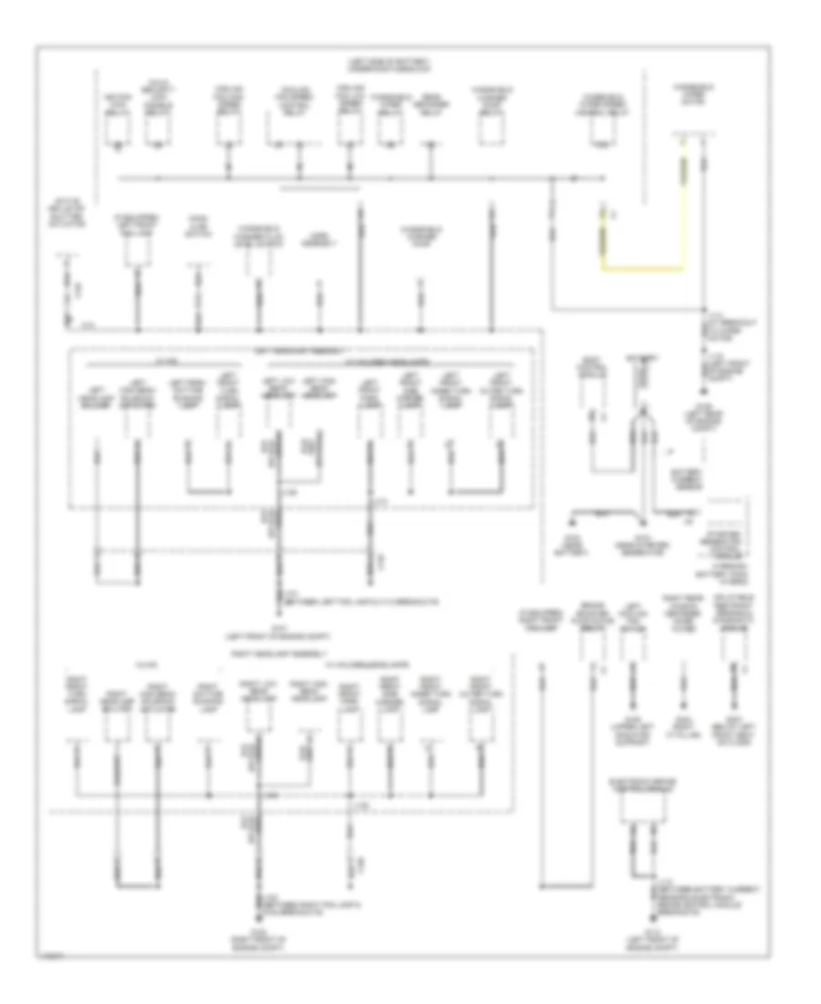Ground Distribution Wiring Diagram 1 of 6 for Chevrolet Malibu LT 2013