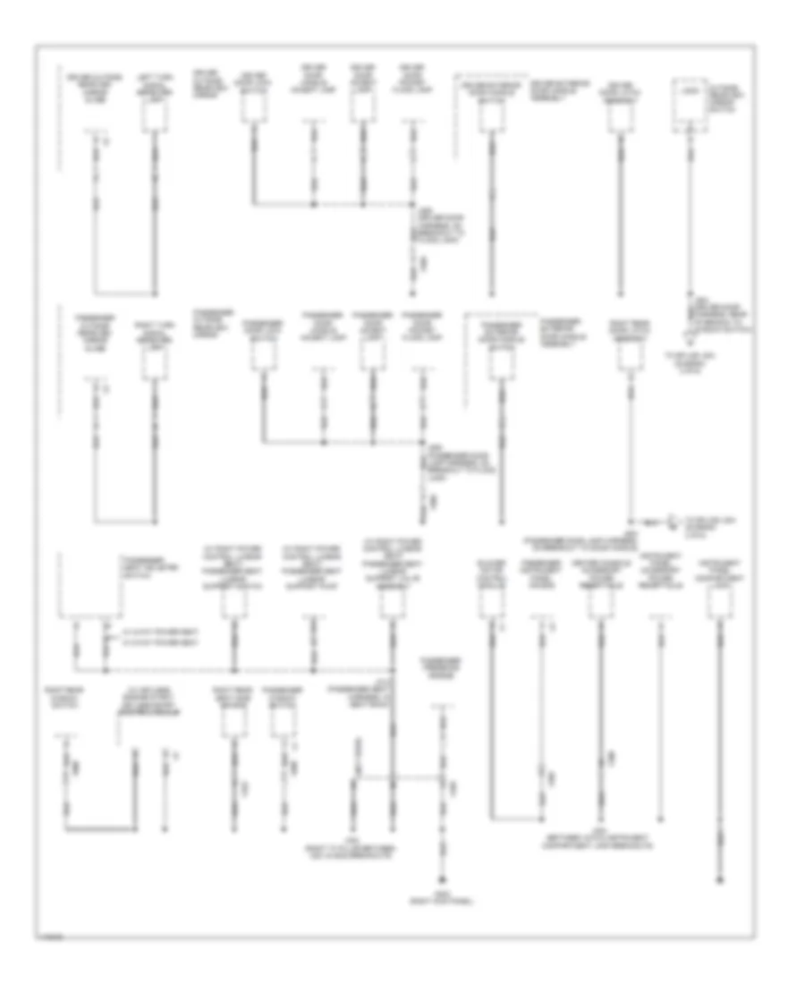 Ground Distribution Wiring Diagram 3 of 6 for Chevrolet Malibu LT 2013