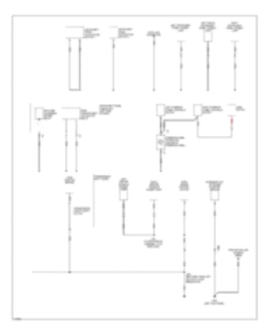 Ground Distribution Wiring Diagram 4 of 6 for Chevrolet Malibu LT 2013