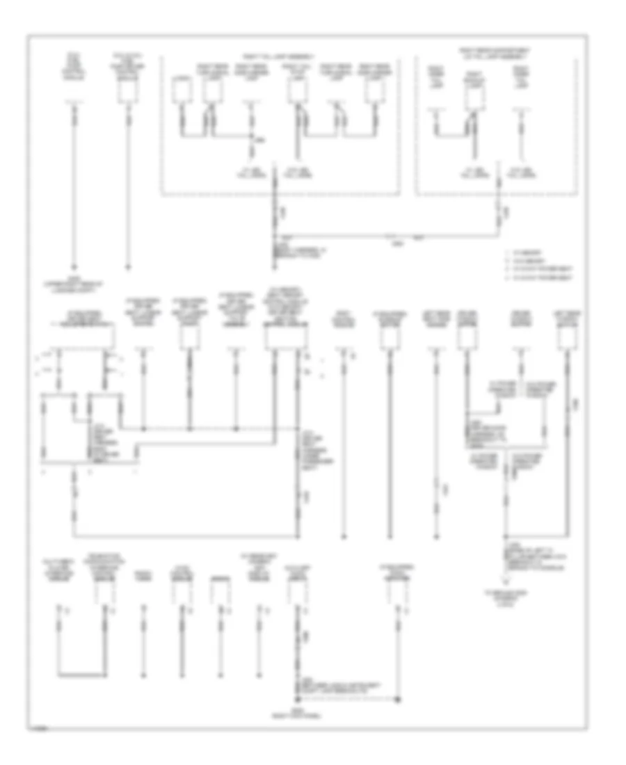 Ground Distribution Wiring Diagram 5 of 6 for Chevrolet Malibu LT 2013