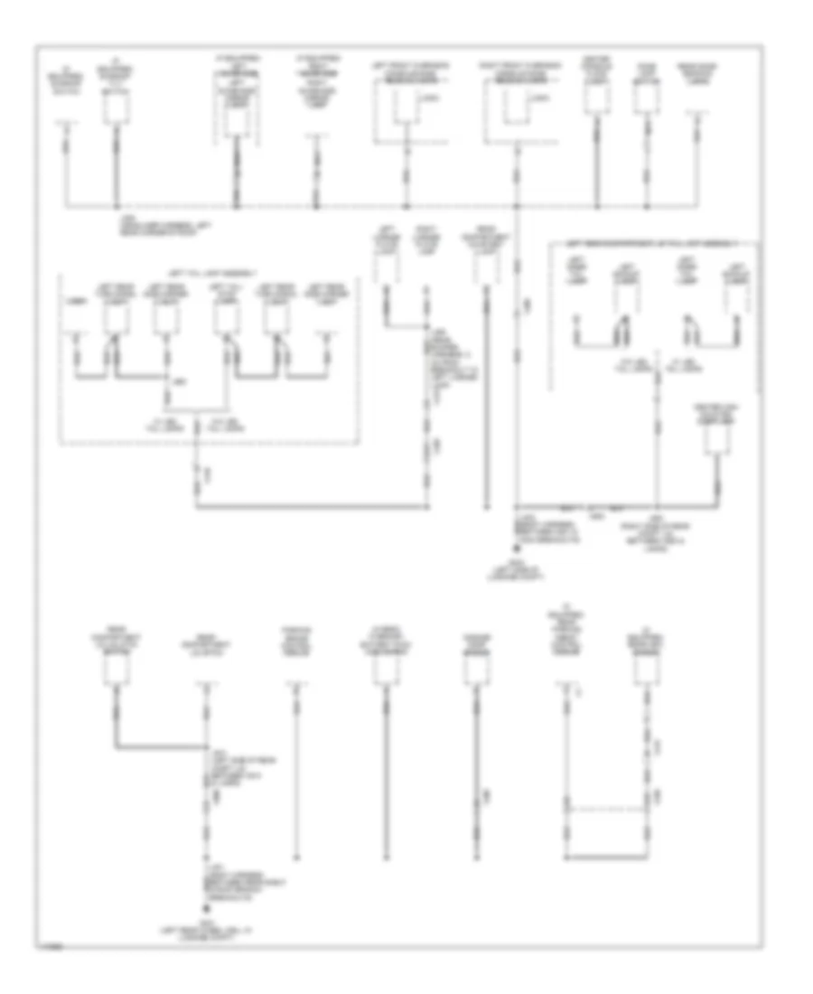 Ground Distribution Wiring Diagram (6 of 6) for Chevrolet Malibu LT 2013