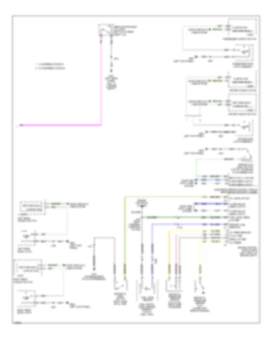 Instrument Cluster Wiring Diagram 2 of 2 for Chevrolet Malibu LT 2013