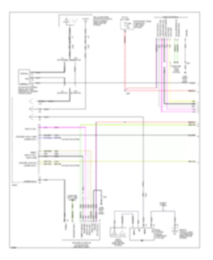 Navigation Wiring Diagram, with Amplifier (1 of 4) for Chevrolet Malibu LT 2013