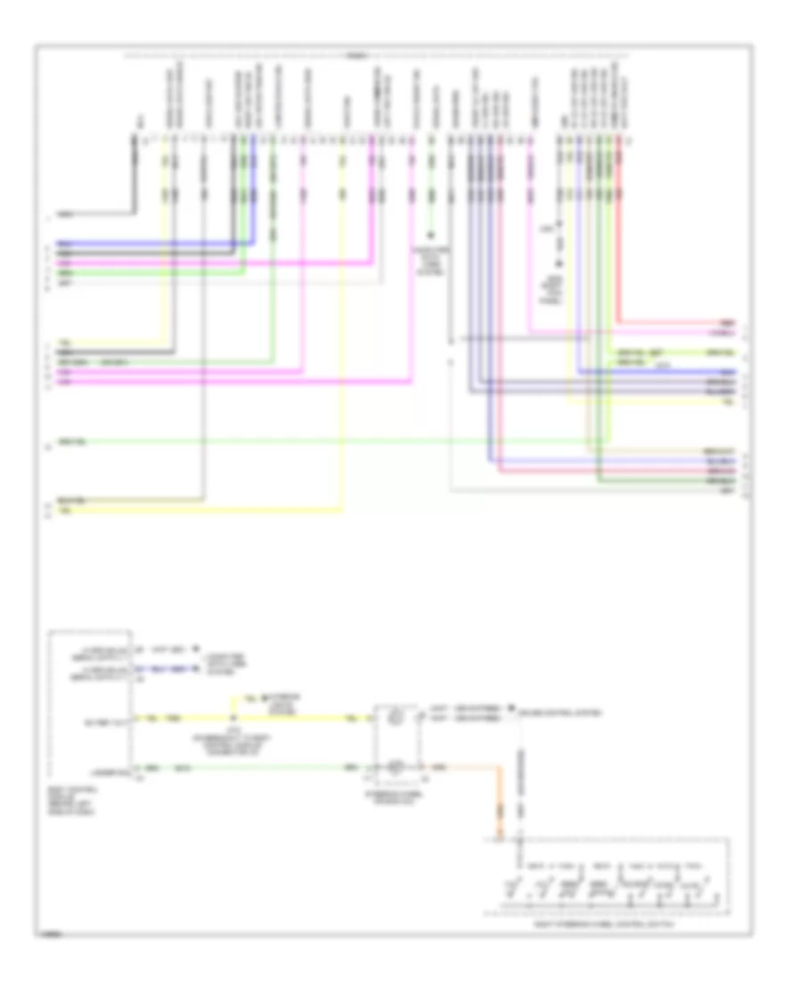 Navigation Wiring Diagram with Amplifier 3 of 4 for Chevrolet Malibu LT 2013