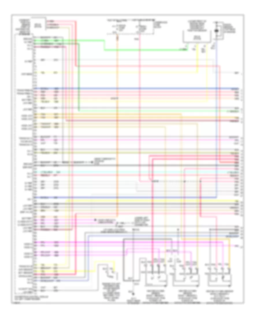 5.0L VIN M, Engine Performance Wiring Diagrams (1 of 4) for Chevrolet Chevy Express G1500 2001