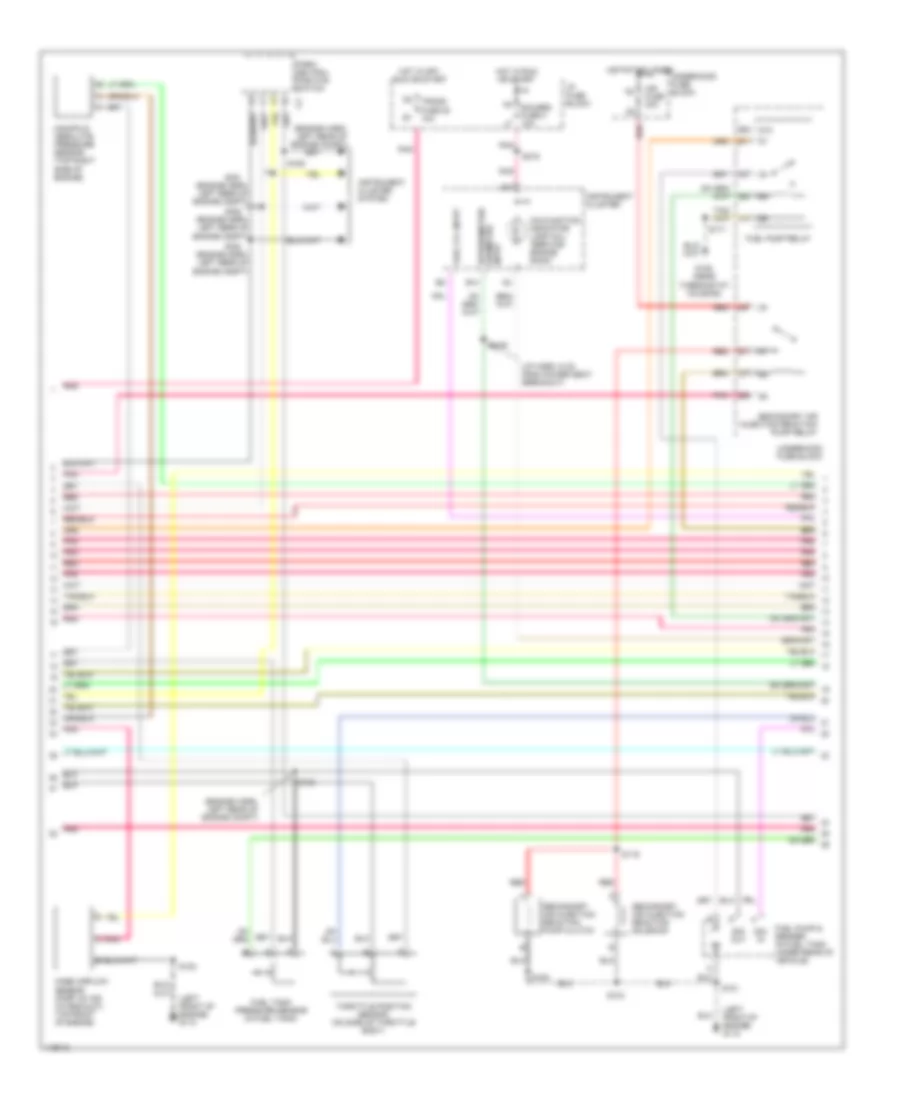 5.0L VIN M, Engine Performance Wiring Diagrams (3 of 4) for Chevrolet Chevy Express G1500 2001
