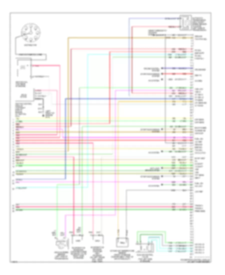 5.0L VIN M, Engine Performance Wiring Diagrams (4 of 4) for Chevrolet Chevy Express G1500 2001