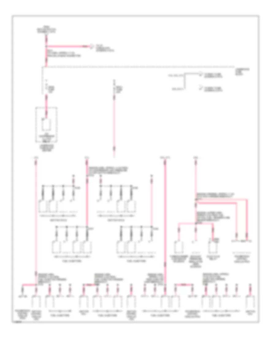 Power Distribution Wiring Diagram 3 of 5 for Chevrolet Chevy Express G2001 1500