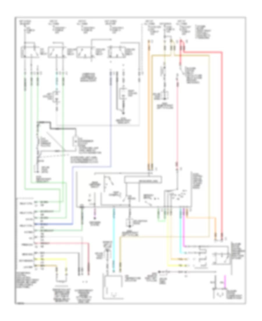 Manual AC Wiring Diagram for Chevrolet Corvette 2003