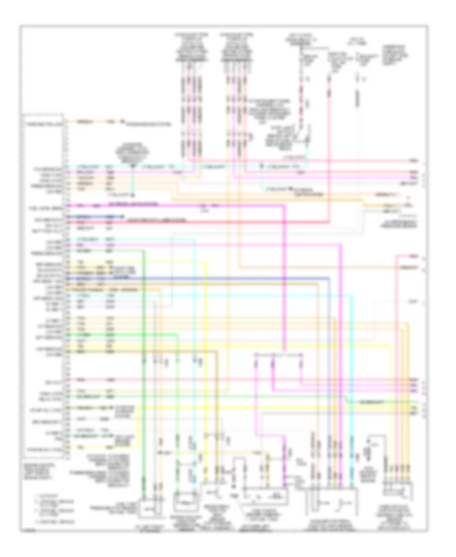 6 0L VIN B Engine Performance Wiring Diagram 1 of 7 for Chevrolet Express LS 2014 2500