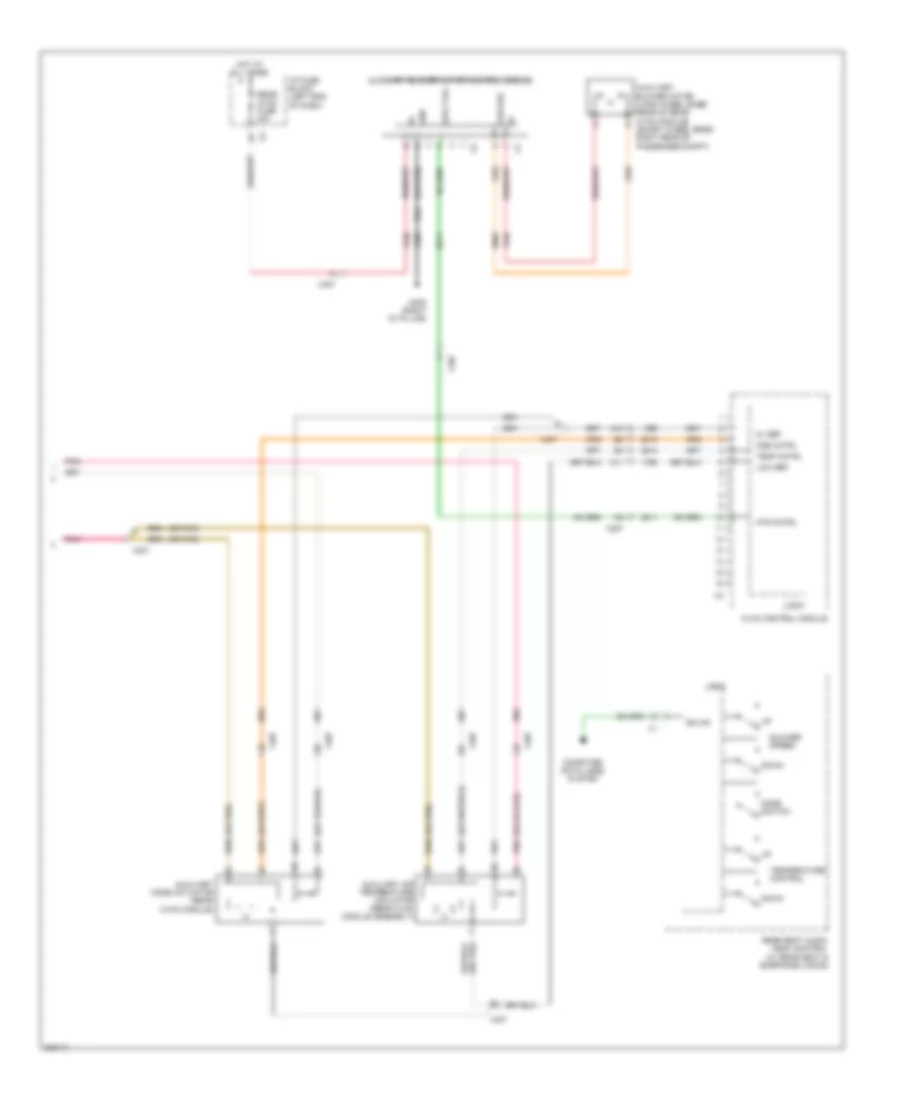 Manual AC Wiring Diagram (4 of 4) for Chevrolet Suburban C1500 2011